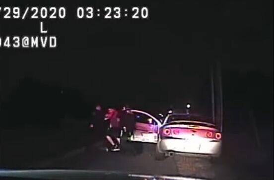 Dash cam footage, June 29